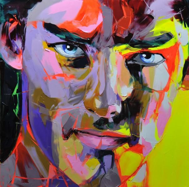 Francoise Nielly Portrait Palette Painting Expression Face081